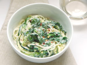 creamy zucchini noodles