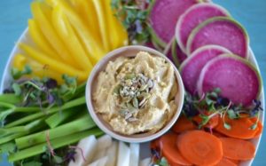 Veggie Hummus-Plate
