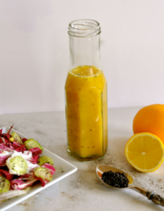 Oil-Free Lemon Poppy Seed Salad Dressing